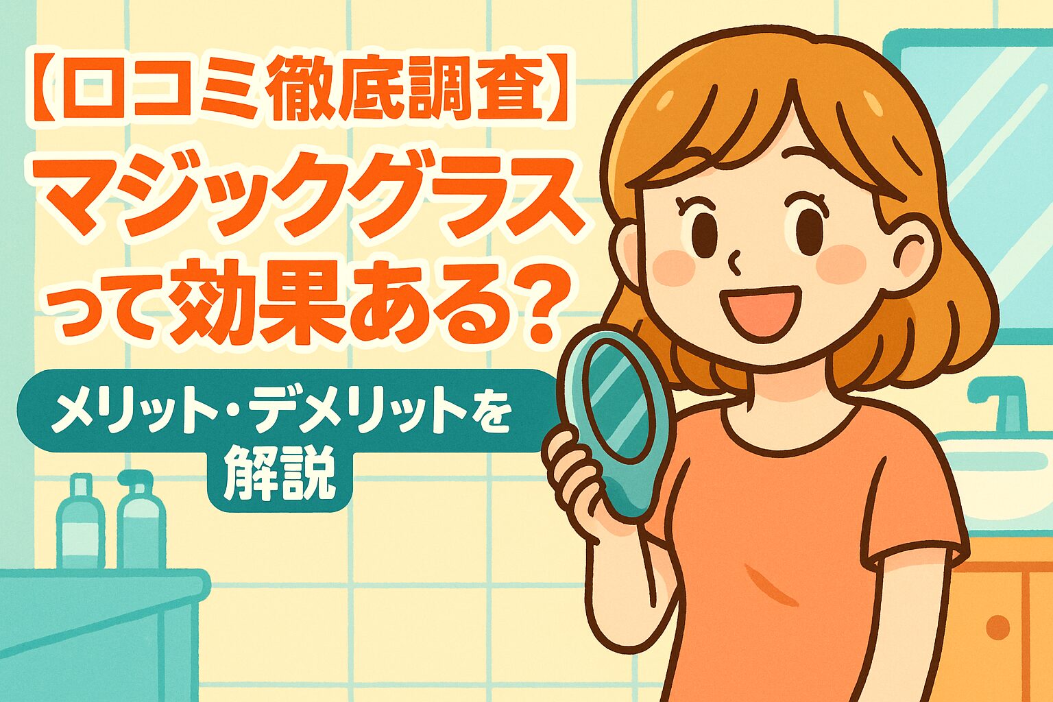【口コミ徹底調査】マジックグラスって効果ある？メリット・デメリットを解説